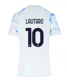 Billige Fotballdrakt Inter Milan Lautaro Martinez #10 Replika Bortedrakt Dame 2025-26 Kortermet Billige Fotballdrakt Inter Milan Lautaro Martinez #10 Replika Bortedrakt Dame 2025-26 Kortermet
